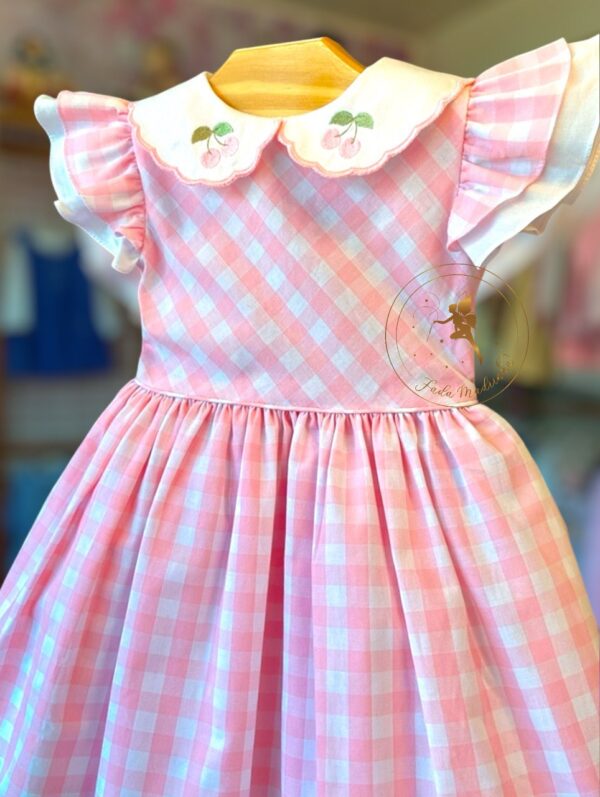 Vestido Cherry Rosa - Imagem 2