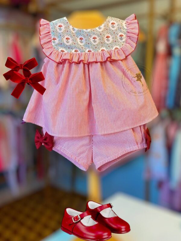 Conjunto Feminino Mushroom Vermelho