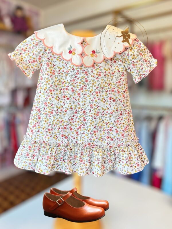 Vestido Trapézio Floral