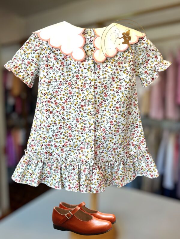 Vestido Trapézio Floral - Imagem 2