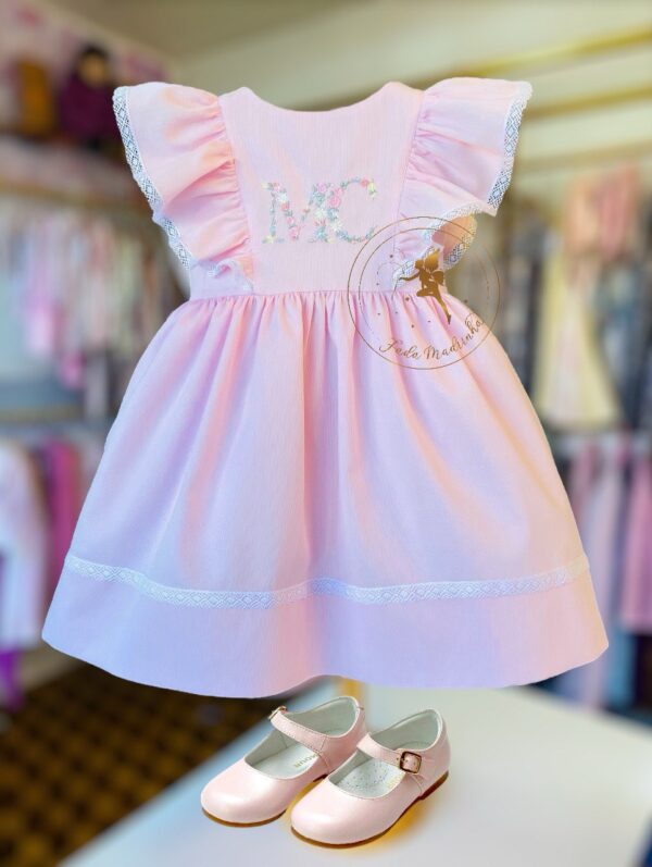 Vestido Beatrice Rosa