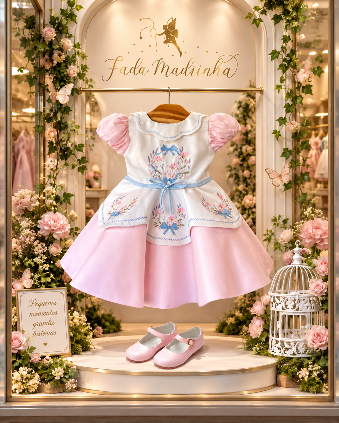 VESTIDO BAILATINA LAÇOS - Imagem 2